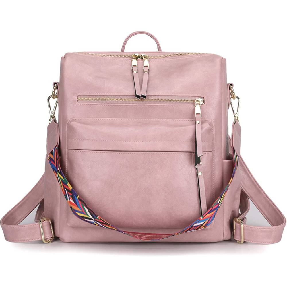 Women's Fashion Backpack Purses Multipurpose Design Handbags and Shoulder Bag PU Leather Travel bag | Multiple Colors - LPK
