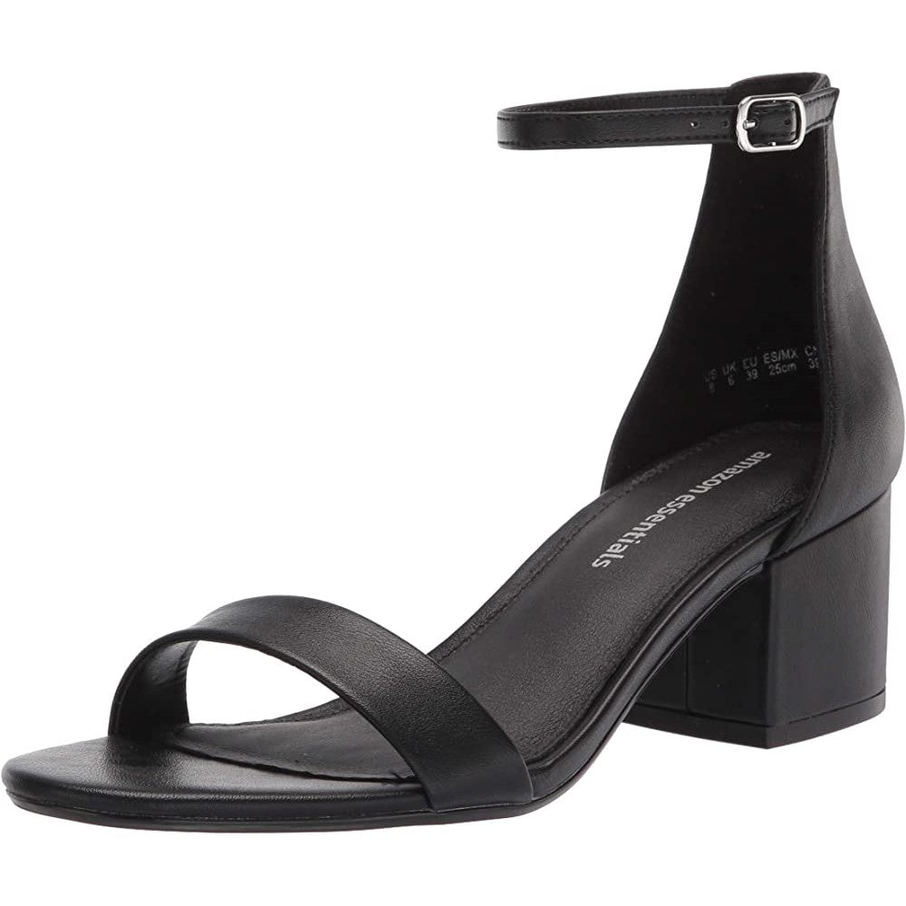 Amazon Essentials Women's Two Strap Heeled Sandal | Multiple Colors and Sizes - BFL
