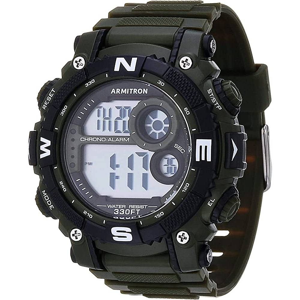 Armitron Sport Men's Digital Chronograph Resin Strap Watch, 40/8284 | Multiple Colors - MGR