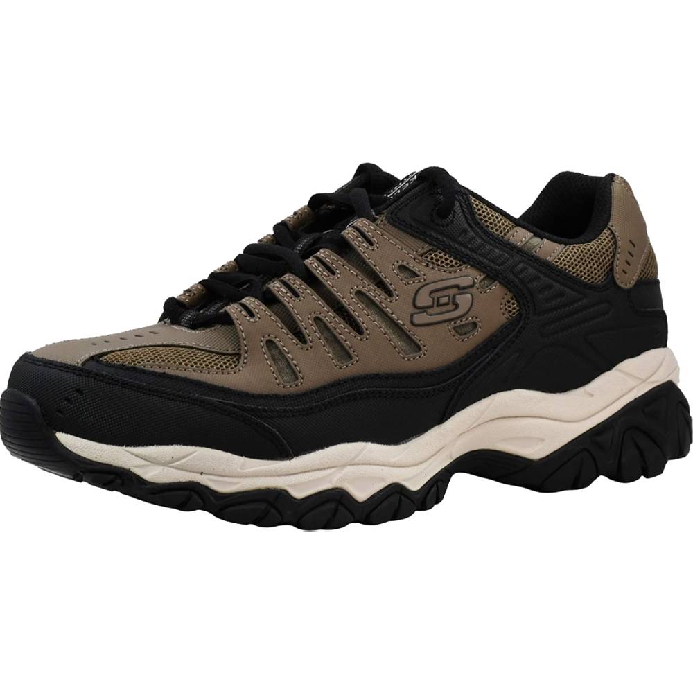 Skechers Men's Afterburn Memory-Foam Lace-up Sneaker | Multiple Colors and Sizes - TABL