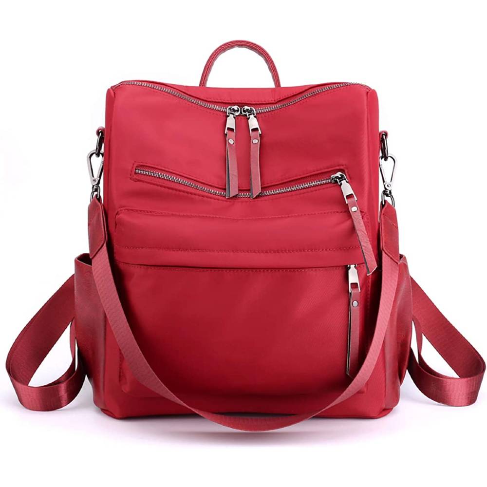 Women's Fashion Backpack Purses Multipurpose Design Handbags and Shoulder Bag PU Leather Travel bag | Multiple Colors - REN