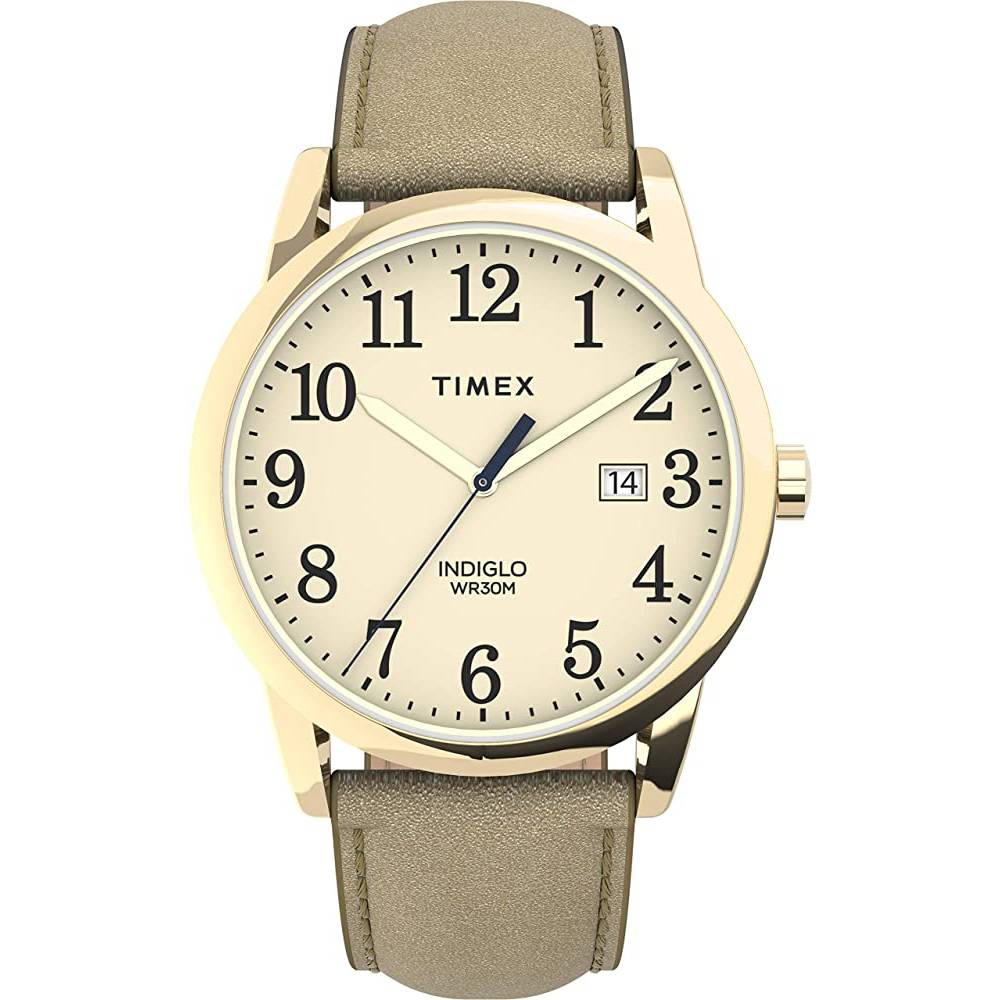 Timex Women's Easy Reader Date Leather Strap 38mm Watch - LGC