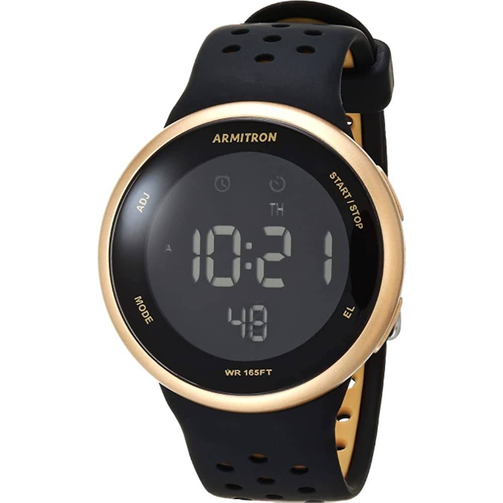 Armitron Sport Unisex Digital Chronograph Silicone Strap Watch, 40/8423 - BG