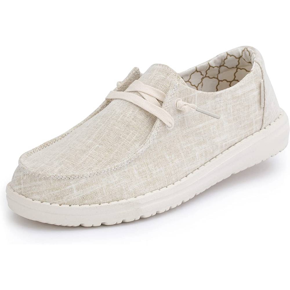 Hey Dude Women's Wendy Lace-Up Loafers Comfortable & Lightweight Ladies Shoes Multiple Sizes & Colors - SG