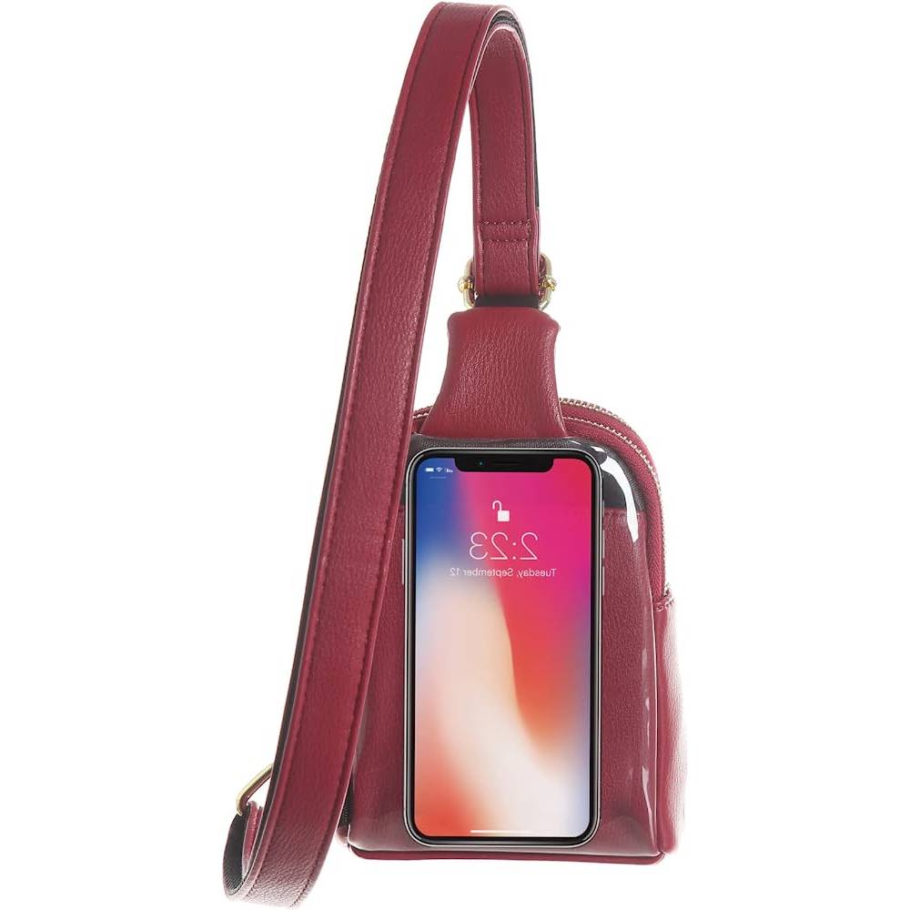 Small Crossbody Sling Bags for Women Vegan Leather Cell Phone Purse Fanny Packs for Women Men Teen Girls | Multiple Colors - TR