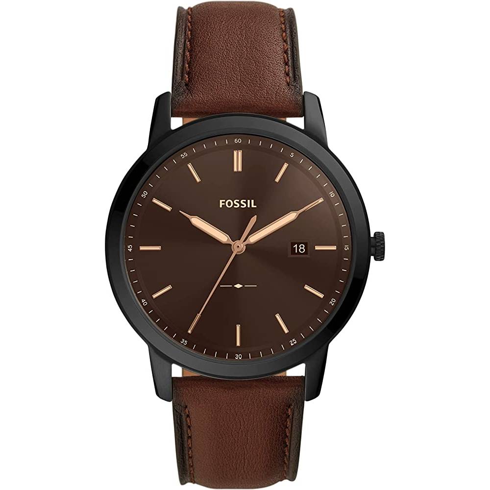 Fossil Men's Minimalist Stainless Steel Slim Casual Watch | Multiple Colors - BBRS