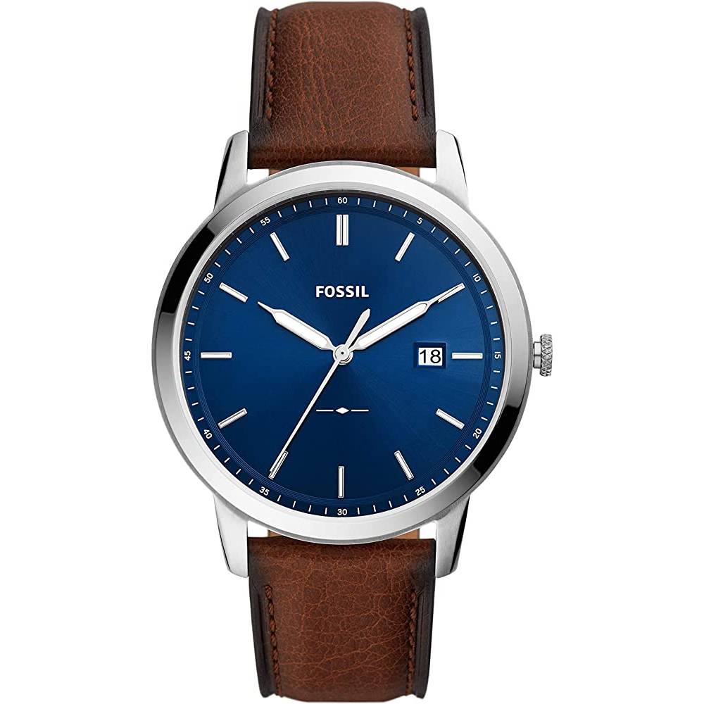 Fossil Men's Minimalist Stainless Steel Slim Casual Watch | Multiple Colors - SBLBS