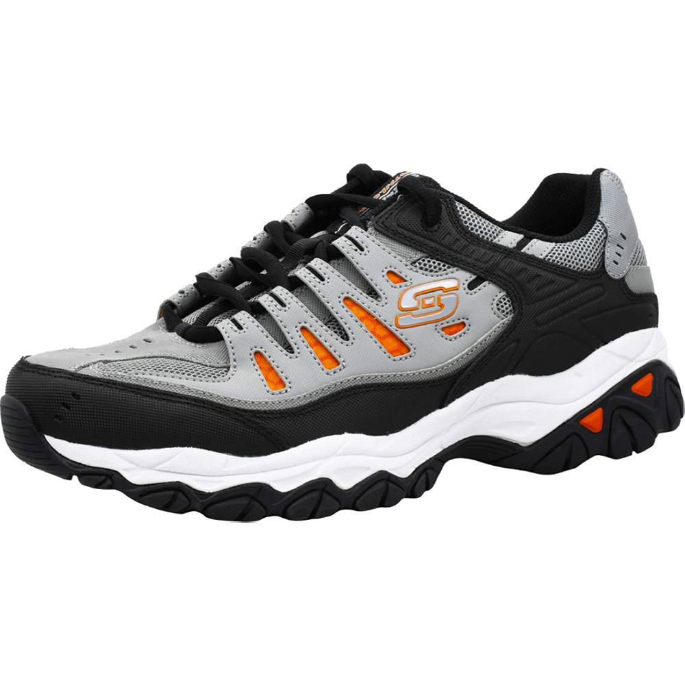 Skechers Men's Afterburn Memory-Foam Lace-up Sneaker | Multiple Colors and Sizes - GRO