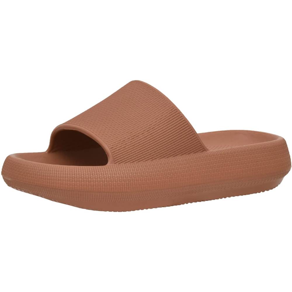 Cushionaire Women's Feather recovery slide sandals with +Comfort - OG