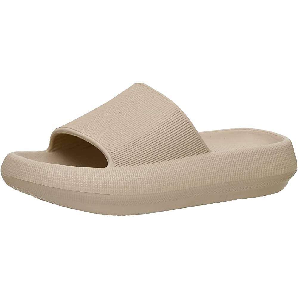 Cushionaire Women's Feather recovery slide sandals with +Comfort - KI