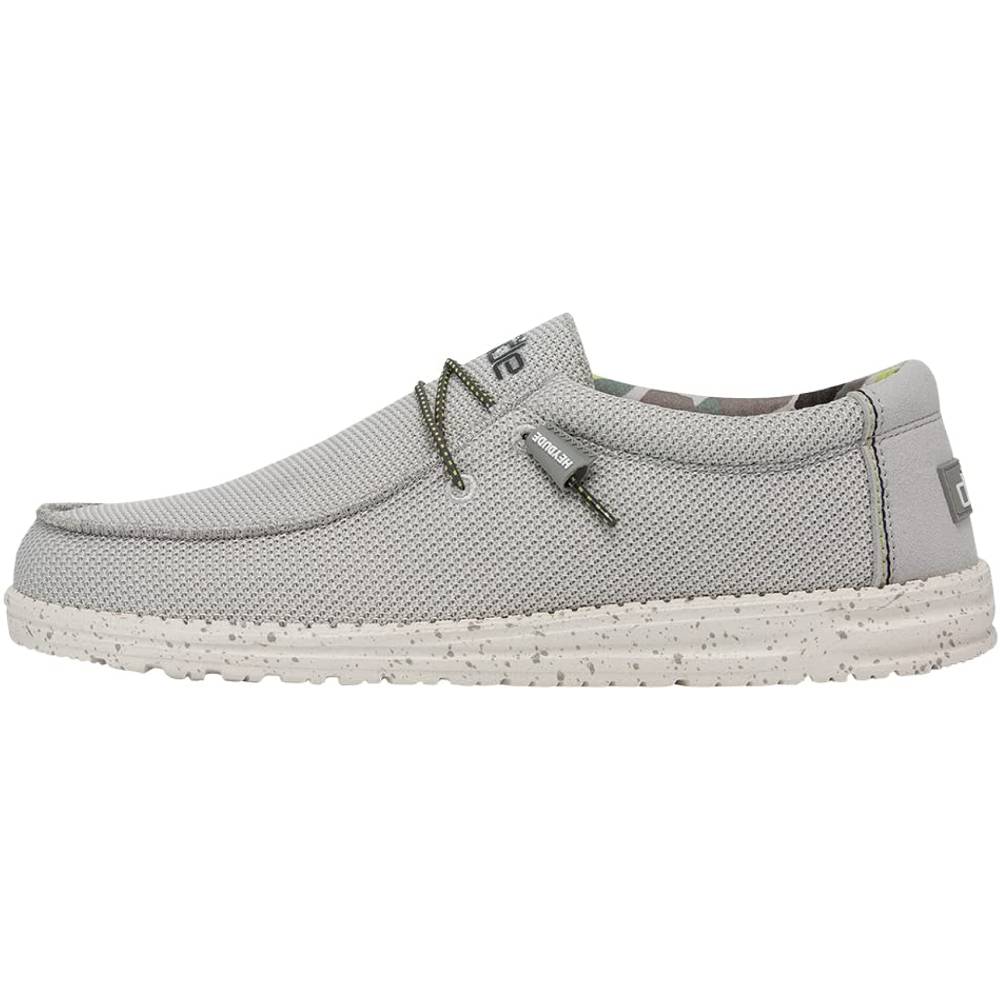 Hey Dude Men's Wally Sox Onyx Multiple Colors | Men’s Shoes | Men's Lace Up Loafers | Comfortable & Light-Weight - F