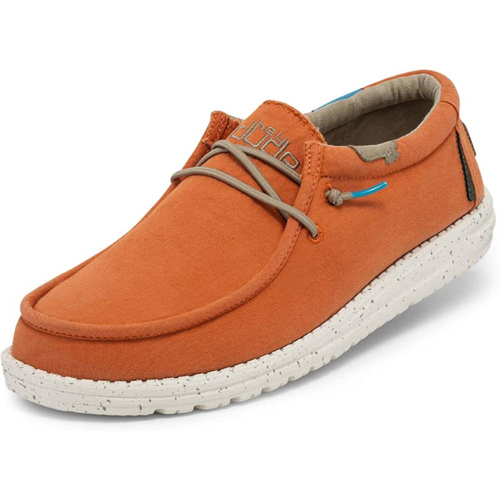 Hey Dude Men's Wally Sox Onyx Multiple Colors | Men’s Shoes | Men's Lace Up Loafers | Comfortable & Light-Weight - TAN