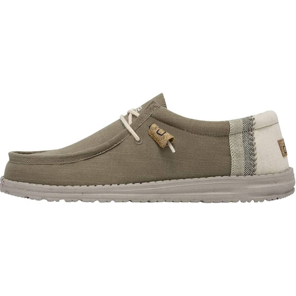 Hey Dude Men's Wally Sox Onyx Multiple Colors | Men’s Shoes | Men's Lace Up Loafers | Comfortable & Light-Weight - NM