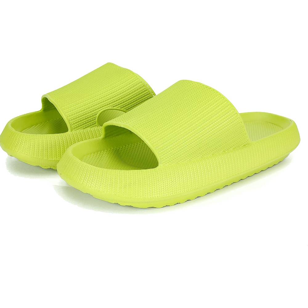Cloud Slippers for Women and Men, Rosyclo Massage Shower Bathroom Non-Slip Quick Drying Open Toe Super Soft Comfy Thick Sole Home House Cloud Cushion Slide Sandals for Indoor & Outdoor Platform Shoes | Multiple Colors and Sizes - AG