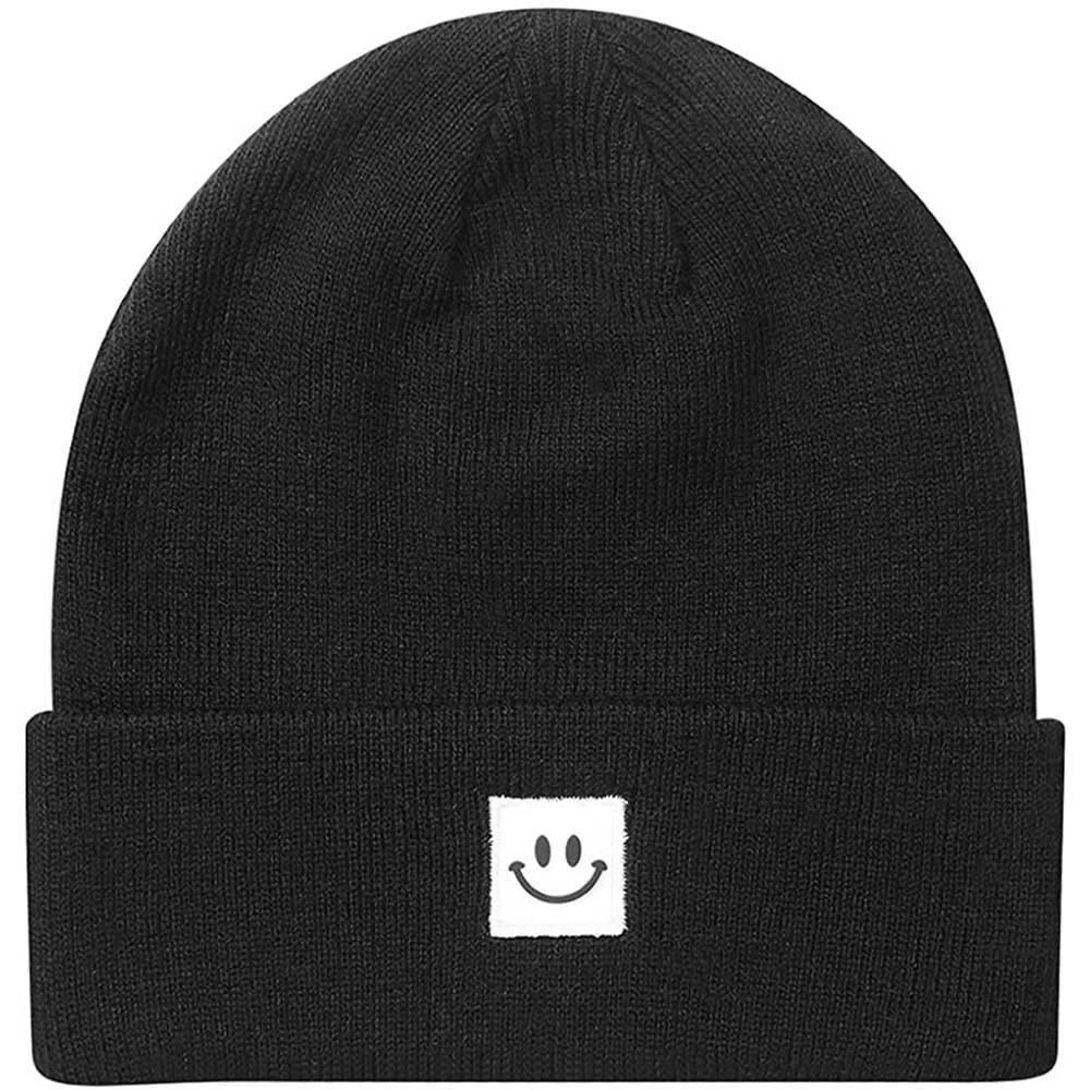 MaxNova Knit Beanie Hat with Smile Face for Men/Women | Multiple Colors - BS