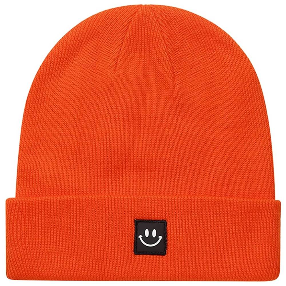 MaxNova Knit Beanie Hat with Smile Face for Men/Women - OS