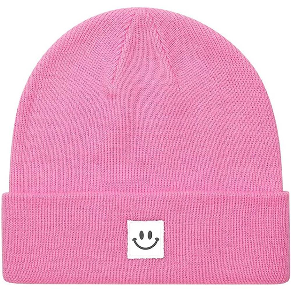 MaxNova Knit Beanie Hat with Smile Face for Men/Women - PS