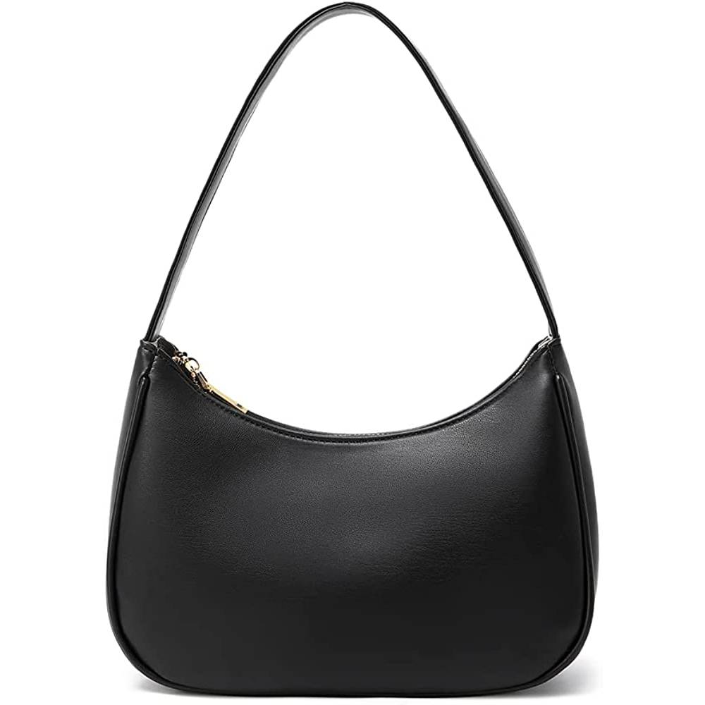 CYHTWSDJ Shoulder Bags for Women, Cute Hobo Tote Handbag Mini Clutch Purse with Zipper Closure | Multiple Colors - B