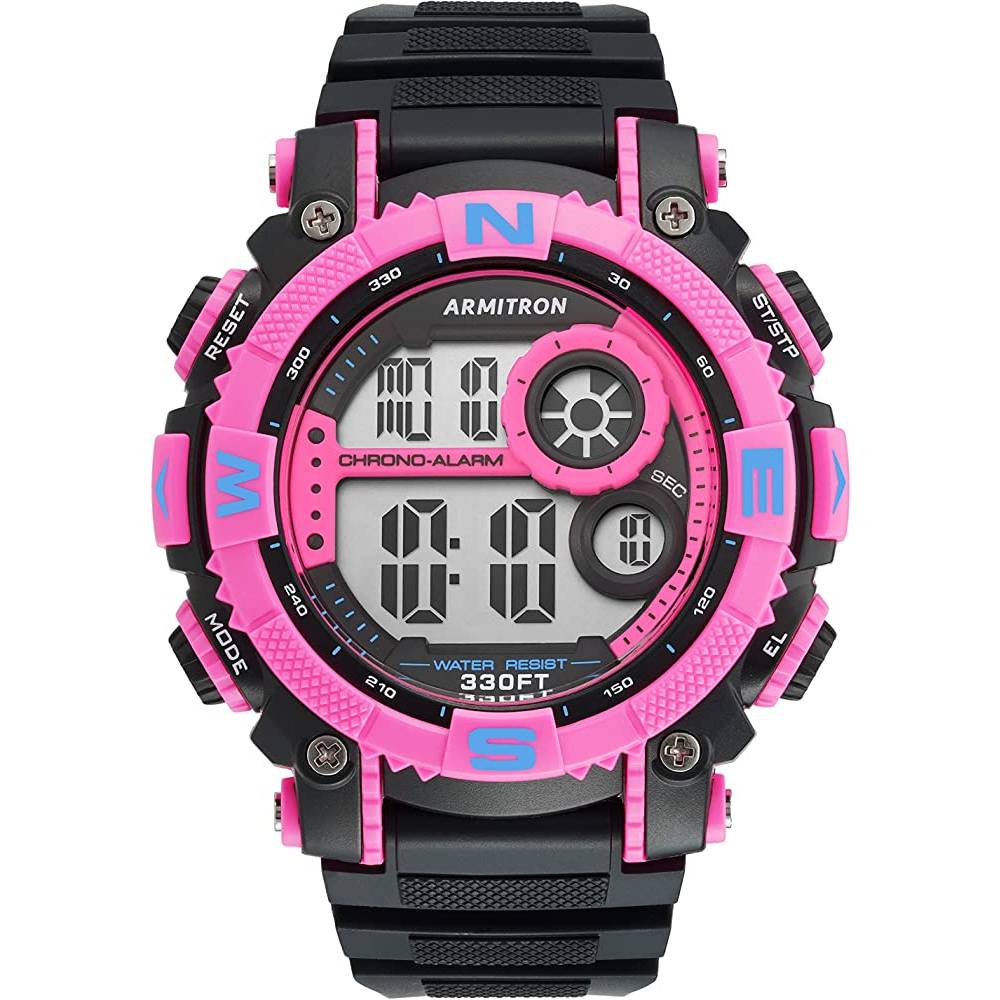 Armitron Sport Men's Digital Chronograph Resin Strap Watch, 40/8284 | Multiple Colors - BNPK