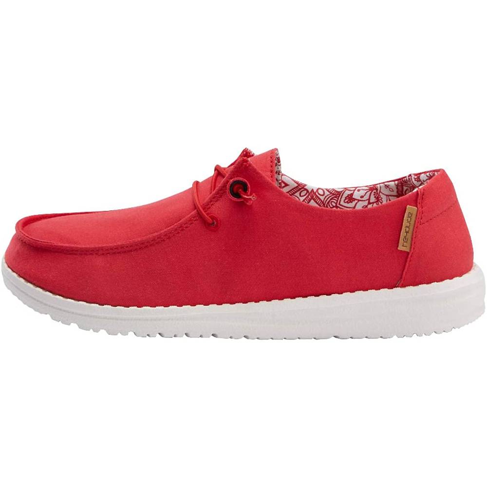 Hey Dude Women's Wendy Lace-Up Loafers Comfortable & Lightweight Ladies Shoes Multiple Sizes & Colors - R