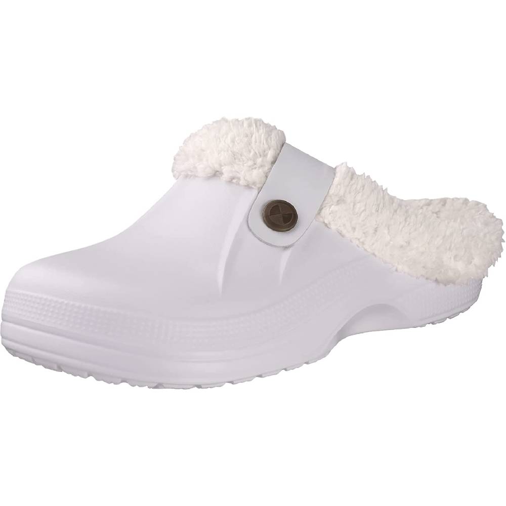 Classic Fur Lined Clog Waterproof Winter House Slippers for Women Men | Multiple Colors and Sizes - WH