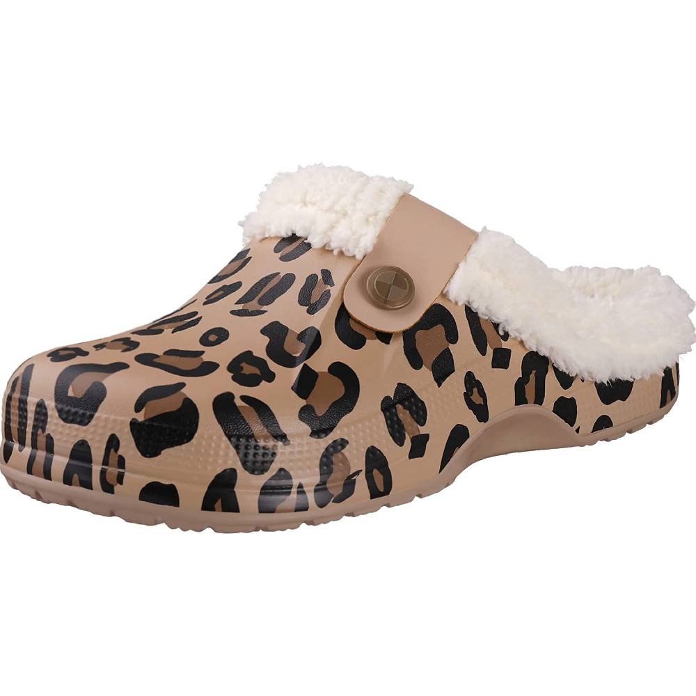 Classic Fur Lined Clog Waterproof Winter House Slippers for Women Men | Multiple Colors and Sizes - LE