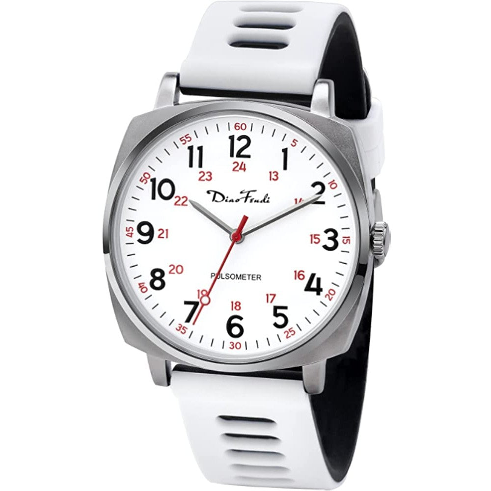 Diaofendi Nurse Watch for Medical Students,Doctors,Women Men with Second Hand and 24 Hour, Easy to Read Waterproof Watch - SWBL