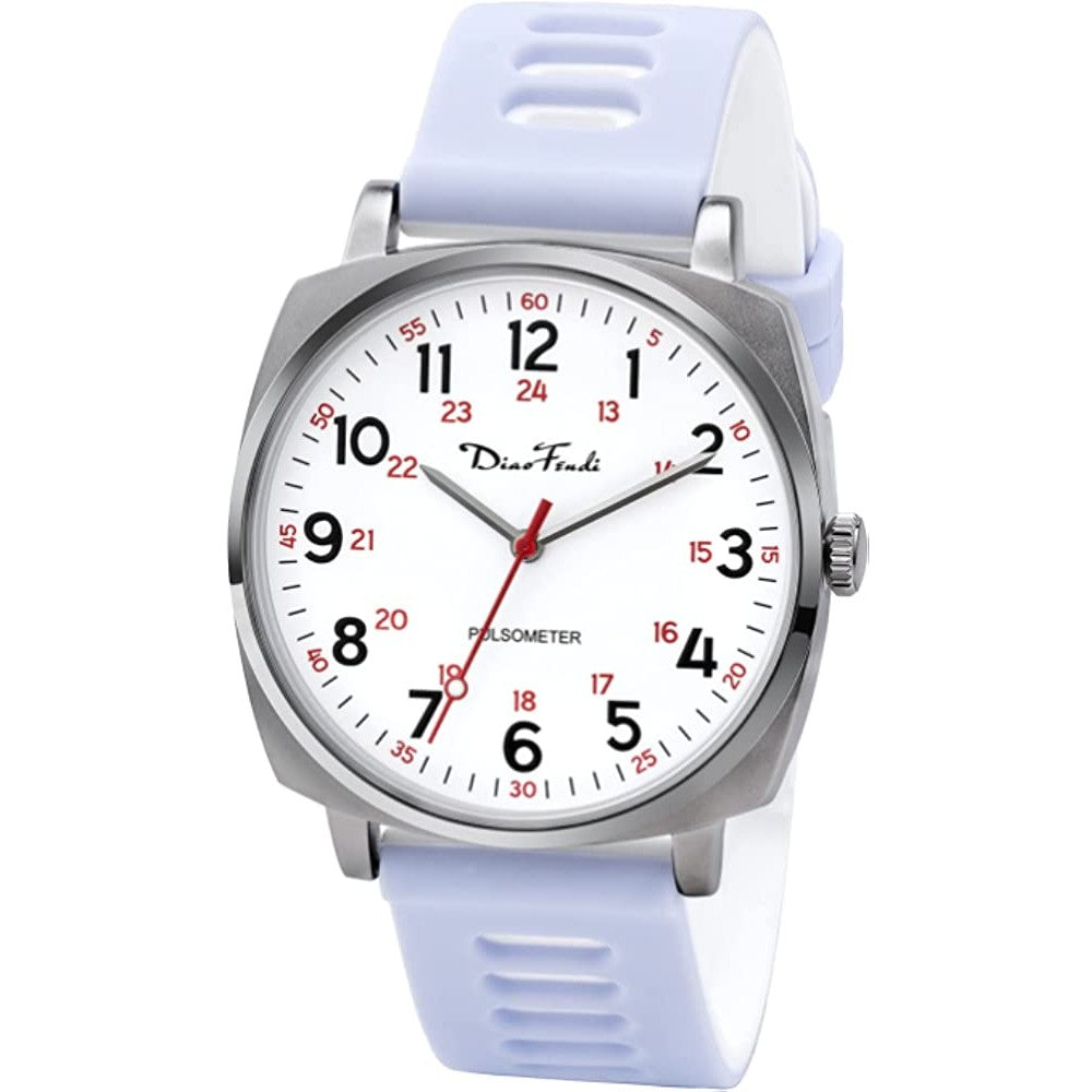 Diaofendi Nurse Watch for Medical Students,Doctors,Women Men with Second Hand and 24 Hour, Easy to Read Waterproof Watch - SPW