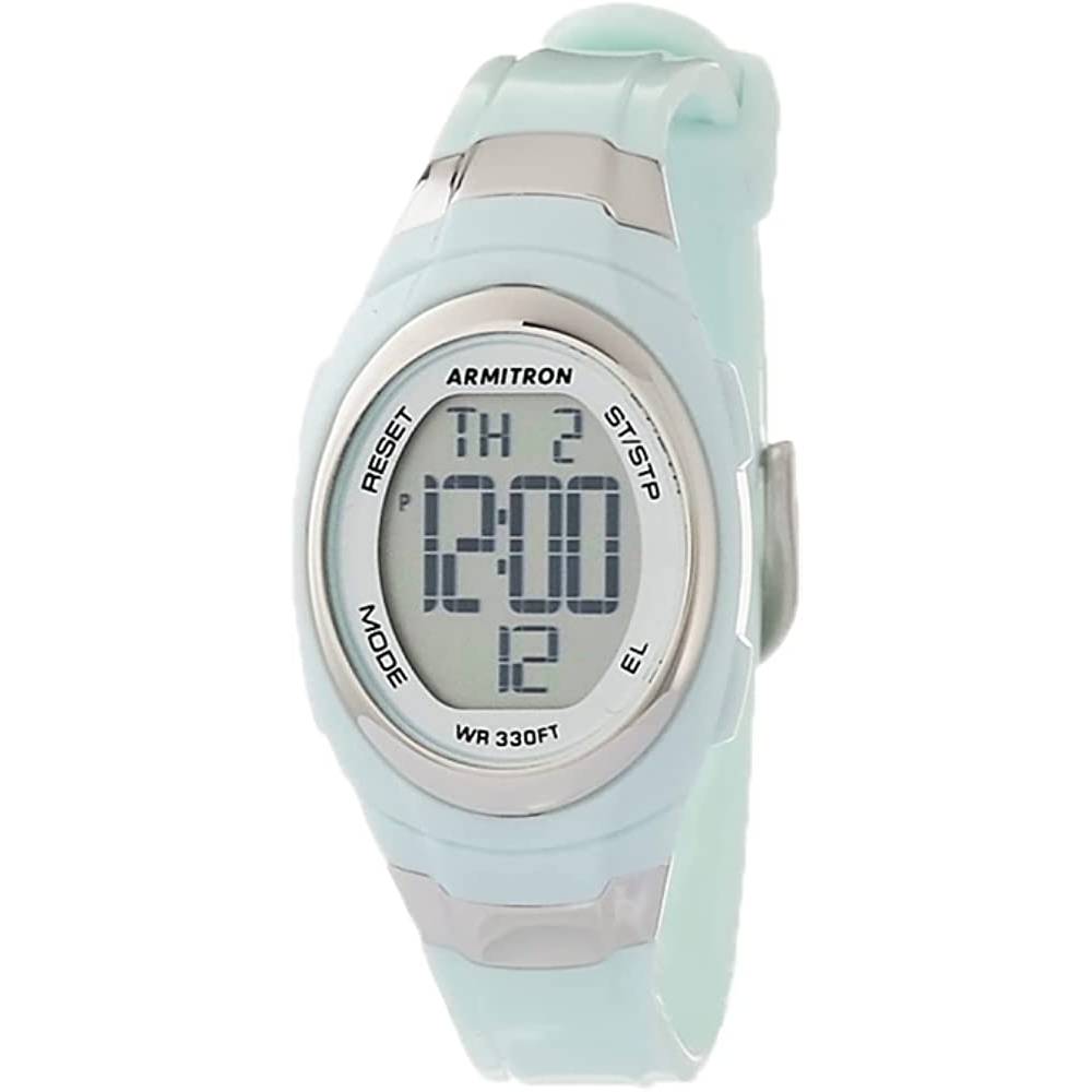 Armitron Sport Women's Digital Chronograph Resin Strap Watch, 45/7034 - PM