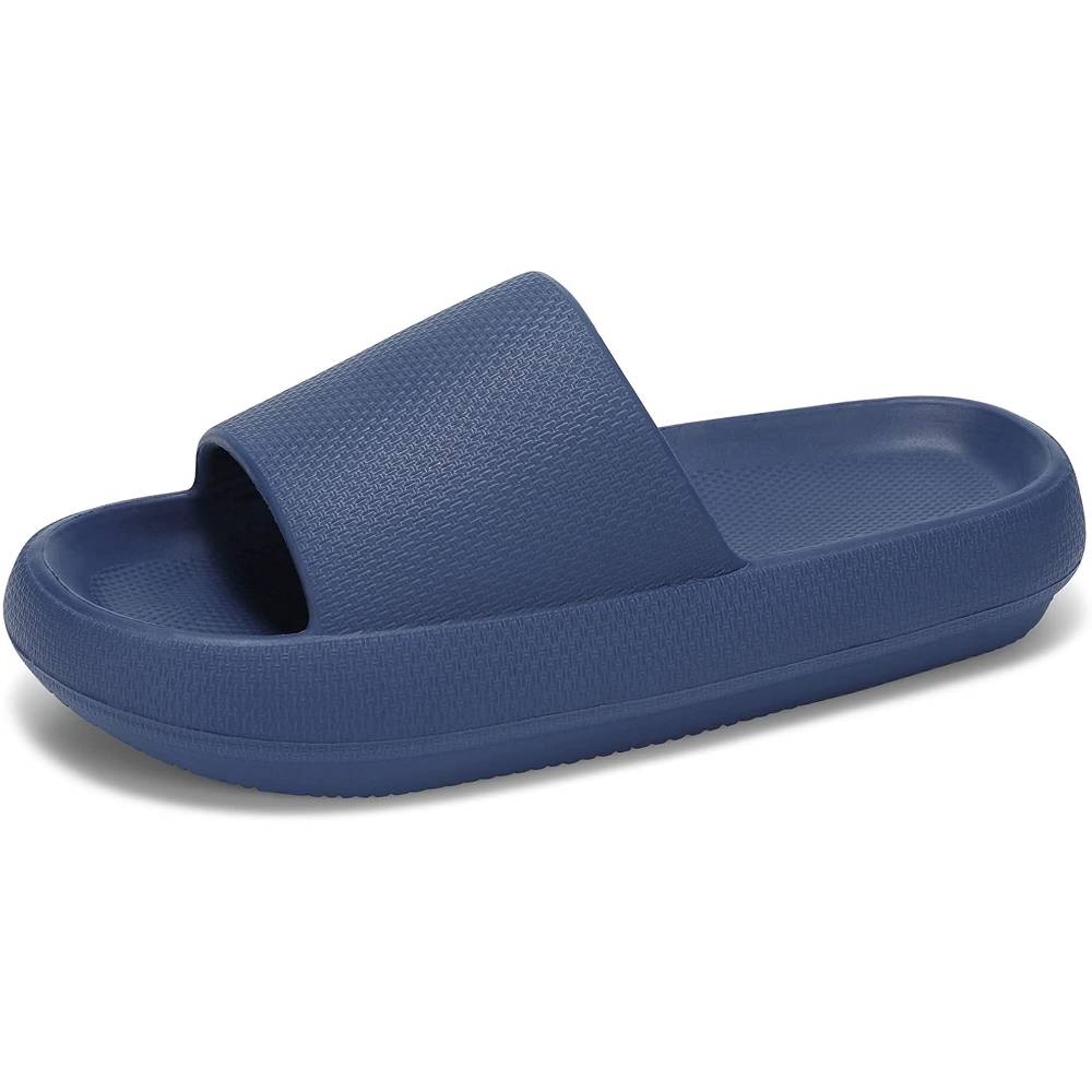 Welltree Cloud Slides for Women Men Pillow Slippers Non-Slip Bathroom Shower Sandals Soft Thick Sole Indoor and Outdoor Slides | Multiple Colors and Sizes - NBL