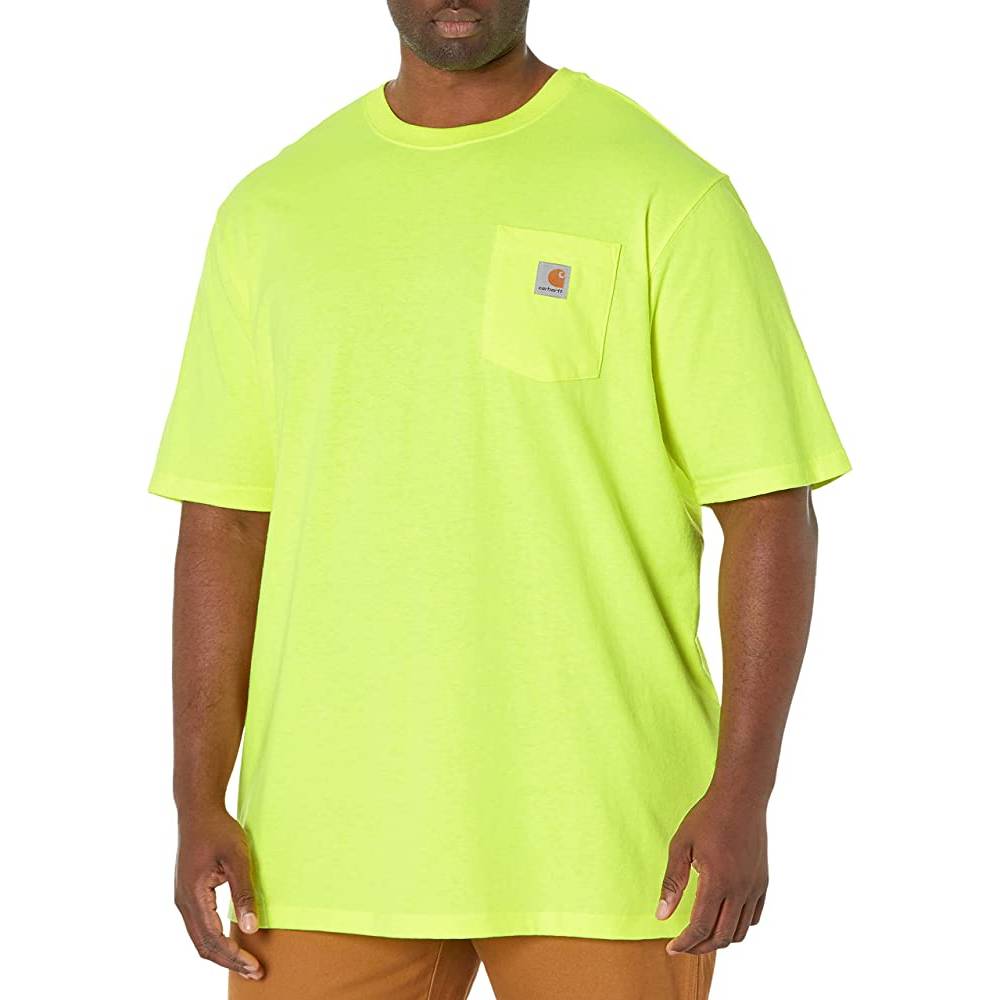 Carhartt Men's Loose Fit Heavyweight Short-Sleeve Pocket T-Shirt | Multiple Colors and Sizes - BL