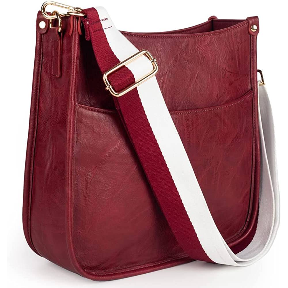 Viva Terry Vegan Leather Crossbody Fashion Shoulder Bag Purse with Adjustable Strap | Multiple Colors - R