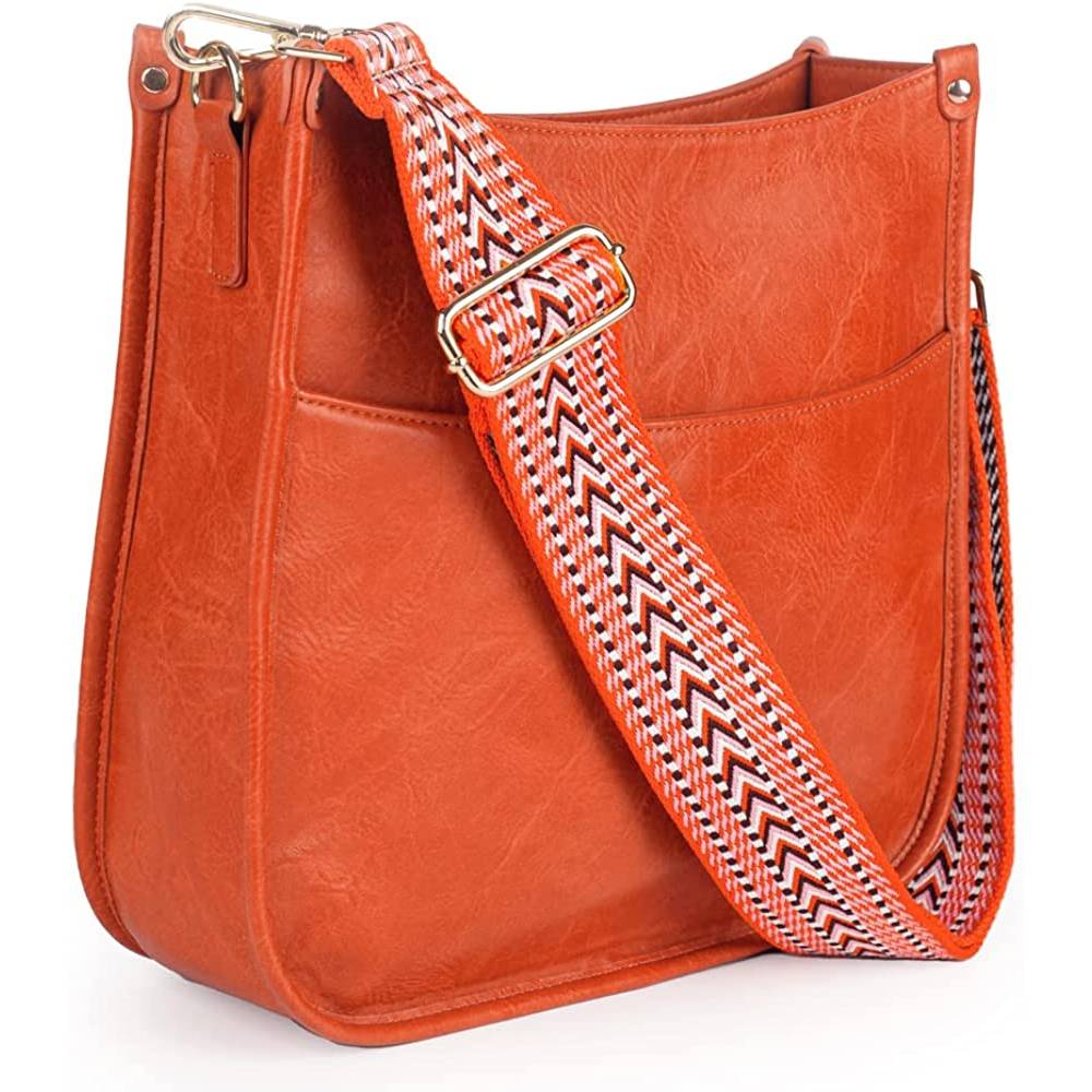 Viva Terry Vegan Leather Crossbody Fashion Shoulder Bag Purse with Adjustable Strap | Multiple Colors - OR