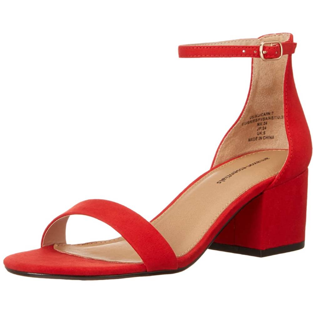 Amazon Essentials Women's Two Strap Heeled Sandal | Multiple Colors and Sizes - BPR