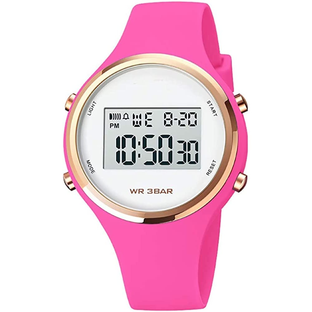 Outdoor Sport Watches Alarm Clock 5Bar Waterproof LED Digital Watch - AR