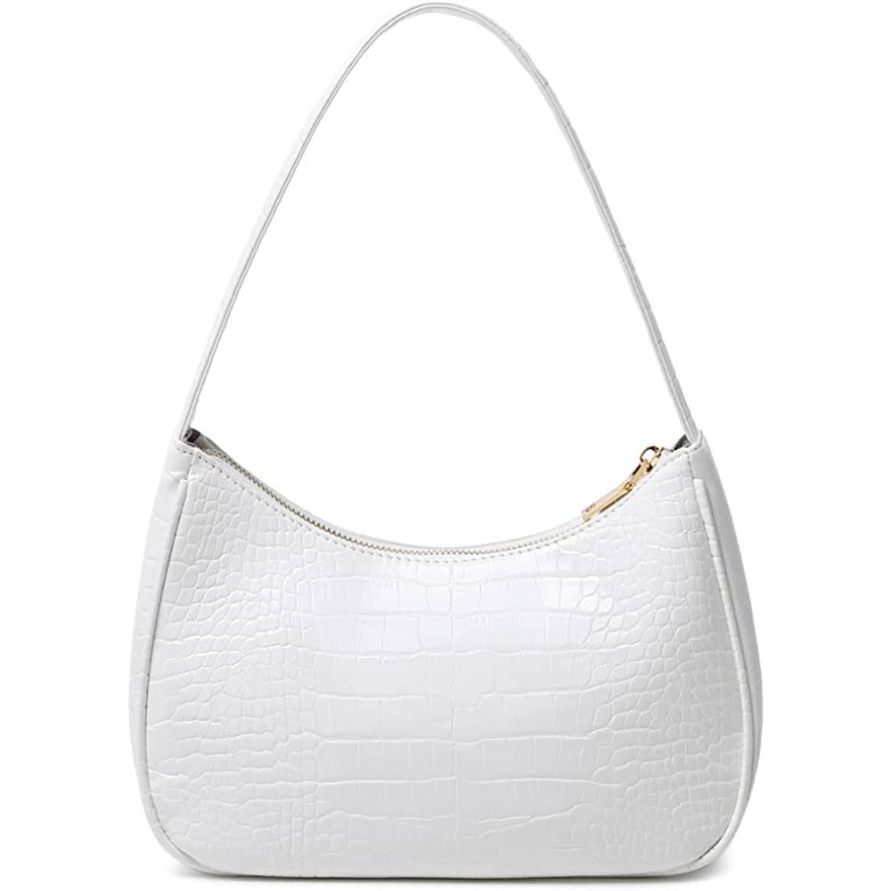 CYHTWSDJ Shoulder Bags for Women, Cute Hobo Tote Handbag Mini Clutch Purse with Zipper Closure | Multiple Colors - CW