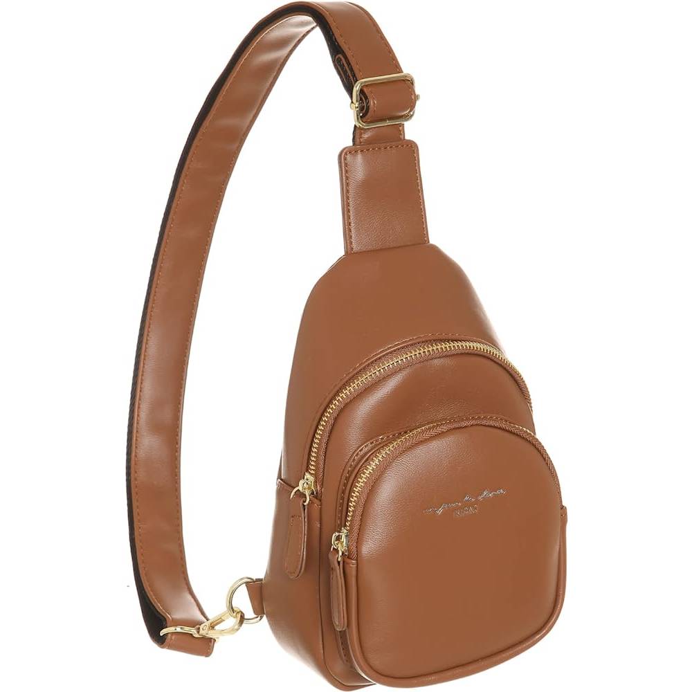 Small Crossbody Sling Bags for Women Vegan Leather Cell Phone Purse Fanny Packs for Women Men Teen Girls | Multiple Colors - BR
