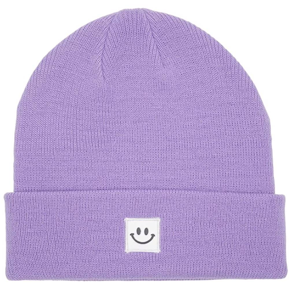 MaxNova Knit Beanie Hat with Smile Face for Men/Women - PS