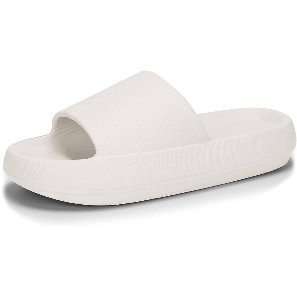 Welltree Cloud Slides for Women Men Pillow Slippers Non-Slip Bathroom Shower Sandals Soft Thick Sole Indoor and Outdoor Slides | Multiple Colors and Sizes - WH