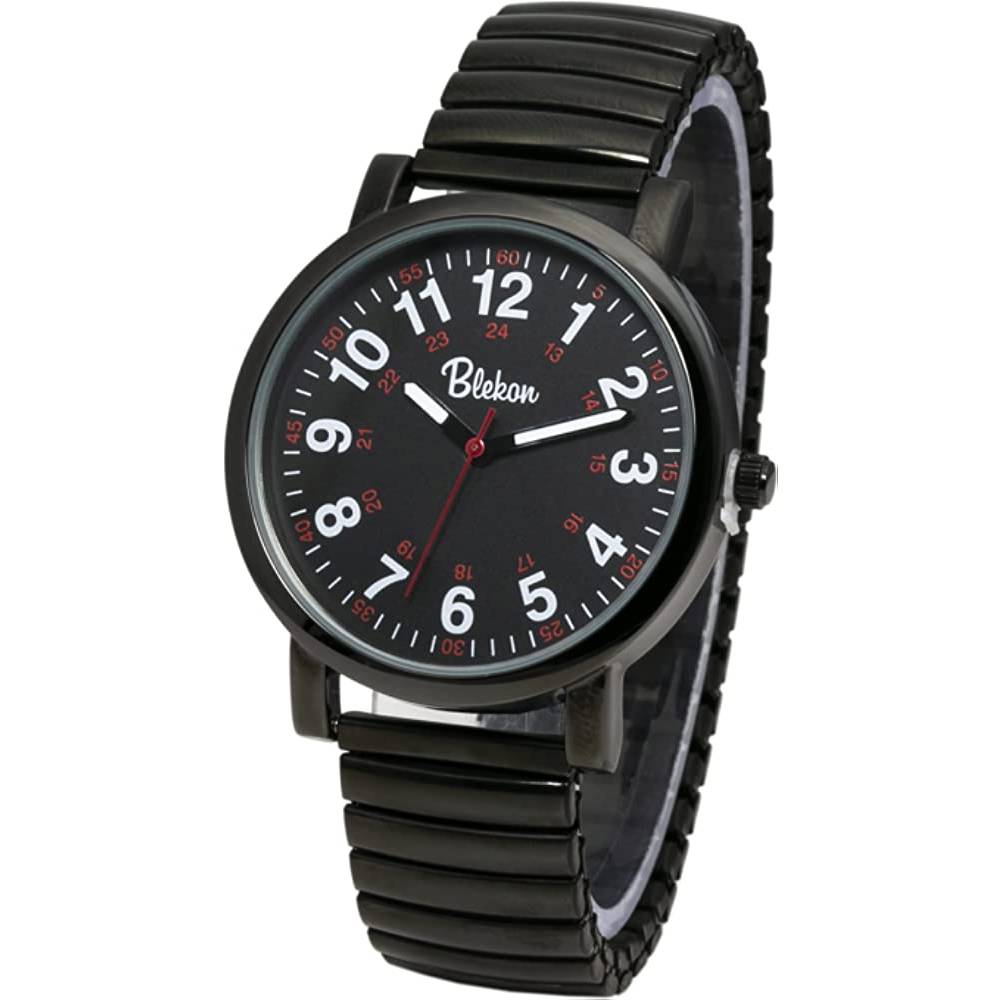 Blekon Original Nurse Watch for Medical Professionals and Students – Various Scrub Colors, Easy Read Dial, Military Time with Second Hand, Silicone Band, 3 ATM Water Resistant - BST