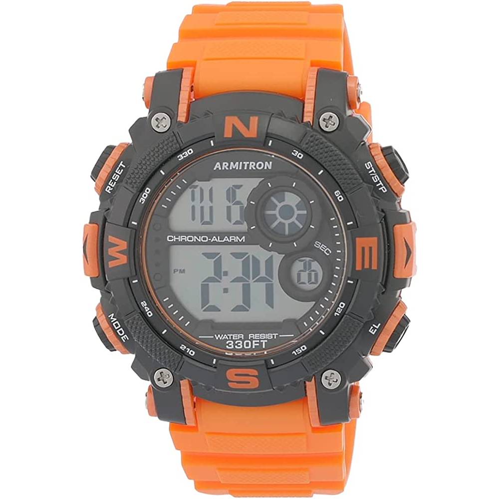 Armitron Sport Men's Digital Chronograph Resin Strap Watch, 40/8284 | Multiple Colors - OB