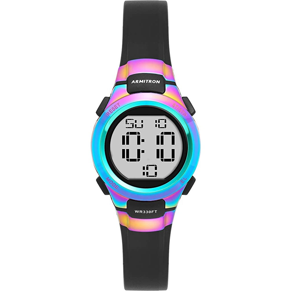 Armitron Sport Women's Digital Chronograph Resin Strap Watch, 45/7012 - BR