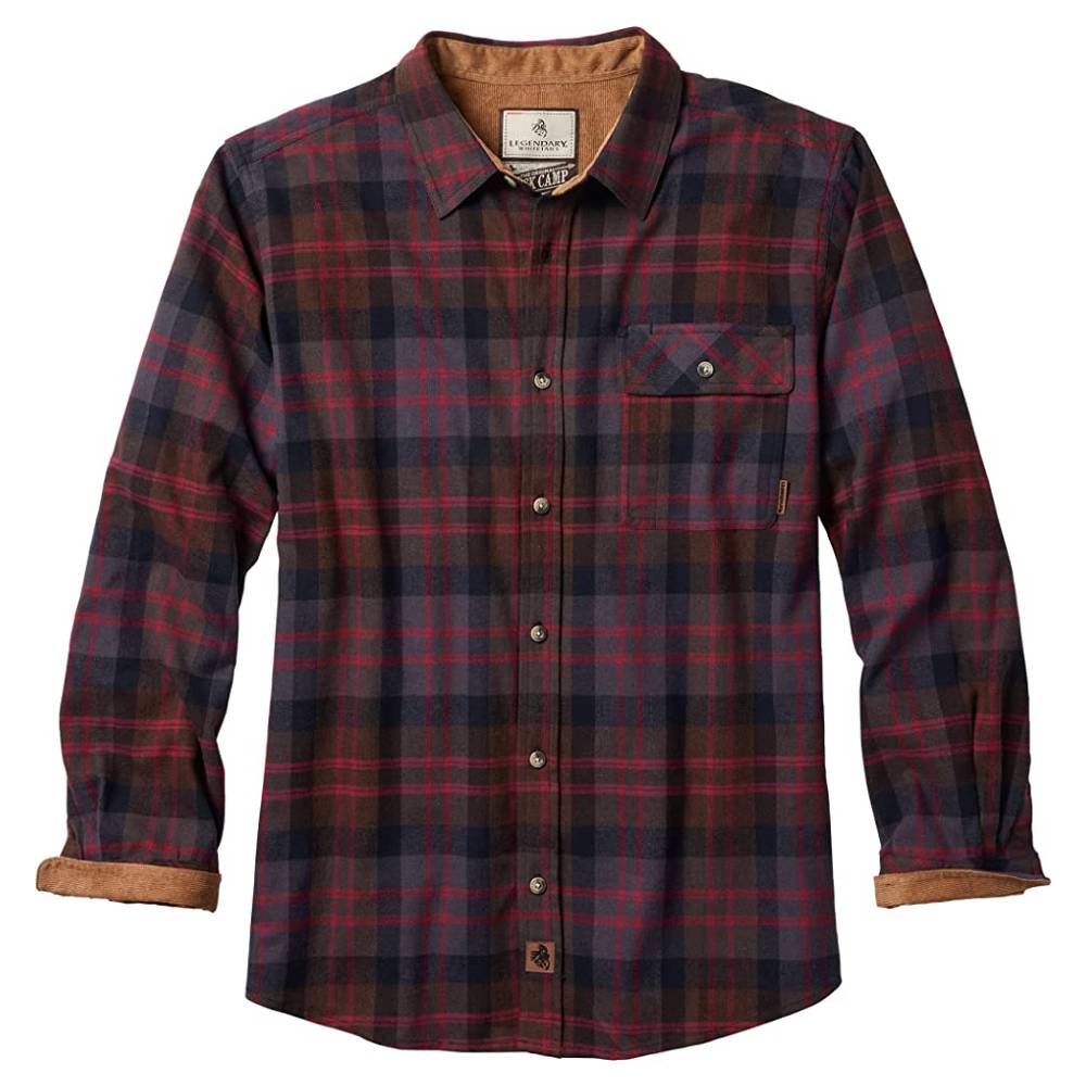 Legendary Whitetails Men's Buck Camp Flannel Shirt | Multiple Colors and Sizes