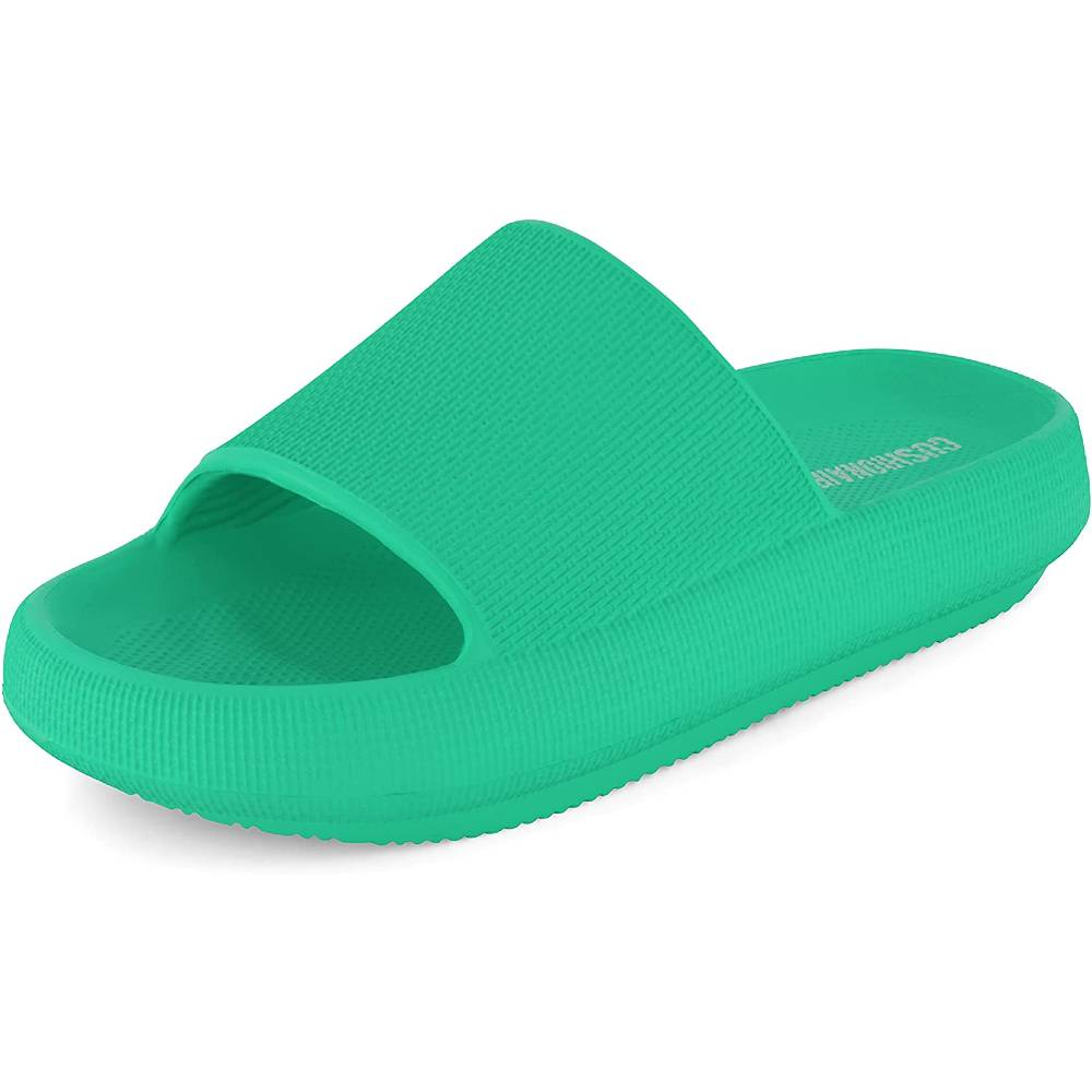 Cushionaire Women's Feather recovery slide sandals with +Comfort - MI