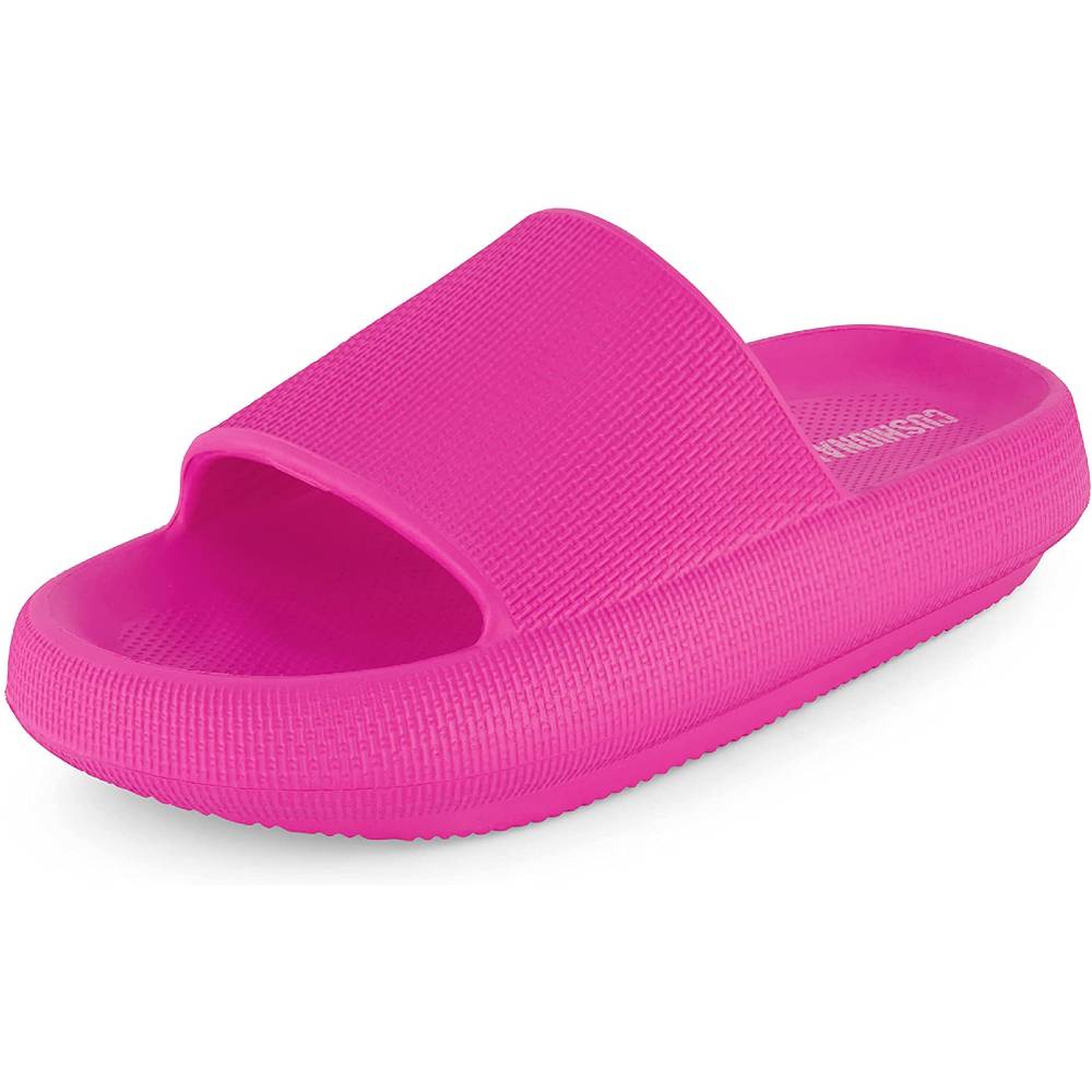 Cushionaire Women's Feather recovery slide sandals with +Comfort - HP