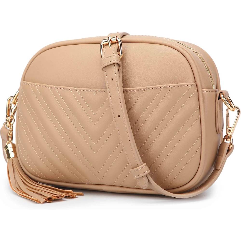 Lola Mae Quilted Crossbody Bag, Trendy Design Shoulder Purse | Multiple Colors - SAN