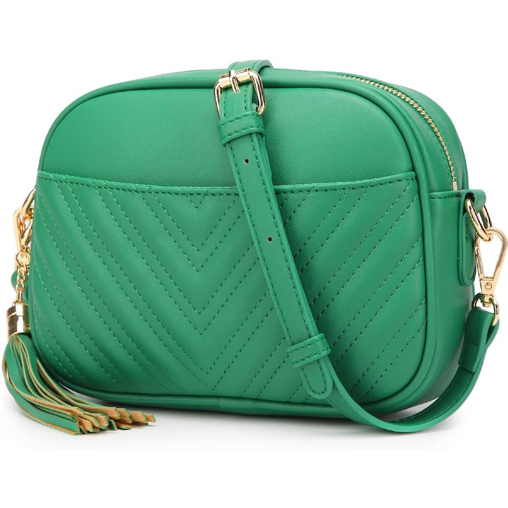 Lola Mae Quilted Crossbody Bag, Trendy Design Shoulder Purse | Multiple Colors - GR