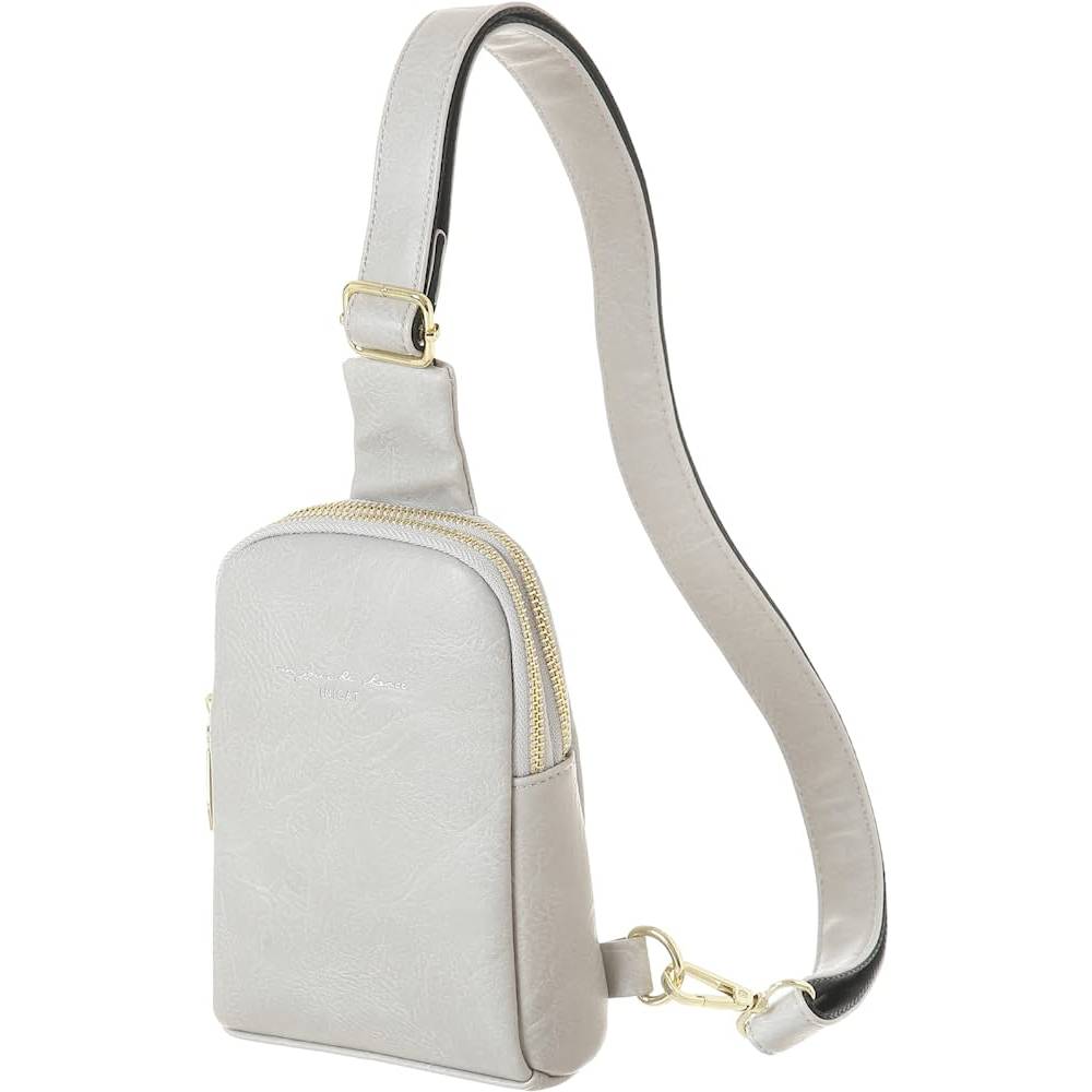Small Crossbody Sling Bags for Women Vegan Leather Cell Phone Purse Fanny Packs for Women Men Teen Girls | Multiple Colors - GRWH