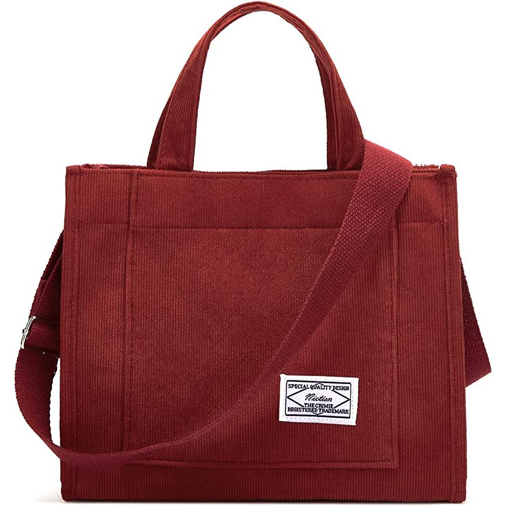 Tote Bag Women Small Satchel Bag Handbag Stylish Tote Handbag for Women Corduroy Hobo Bag Fashion Crossbody Bag Handbag Bag | Multiple Colors - R