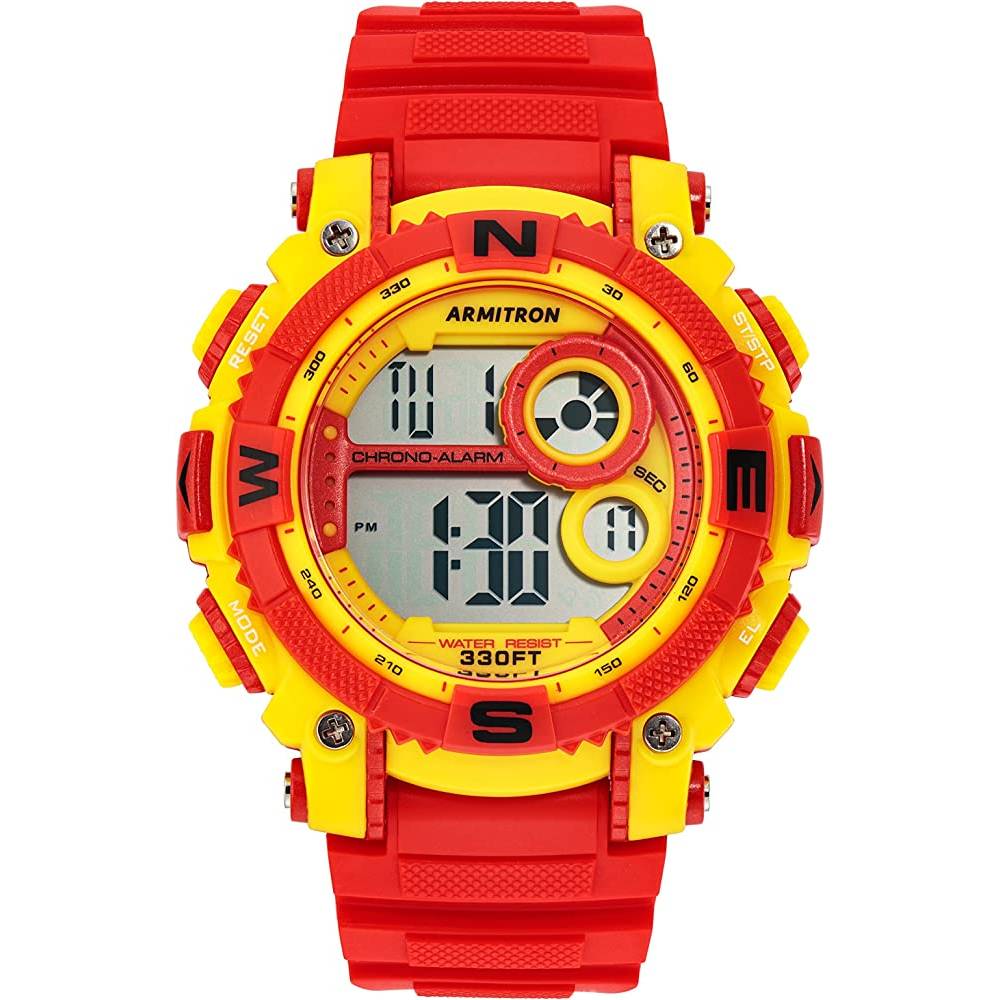 Armitron Sport Men's Digital Chronograph Resin Strap Watch, 40/8284 | Multiple Colors - RY